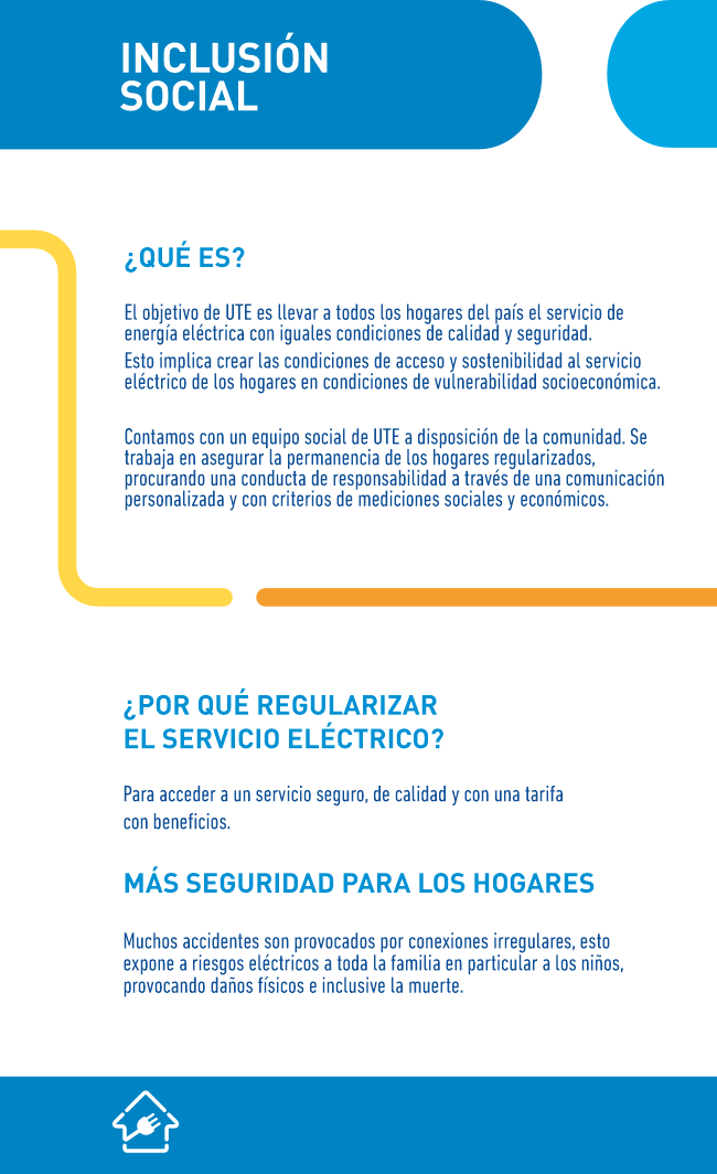 Pagina 1 ¿Qué es la Inclusión social? ¿Porqué regularizar el servicio eléctrico?