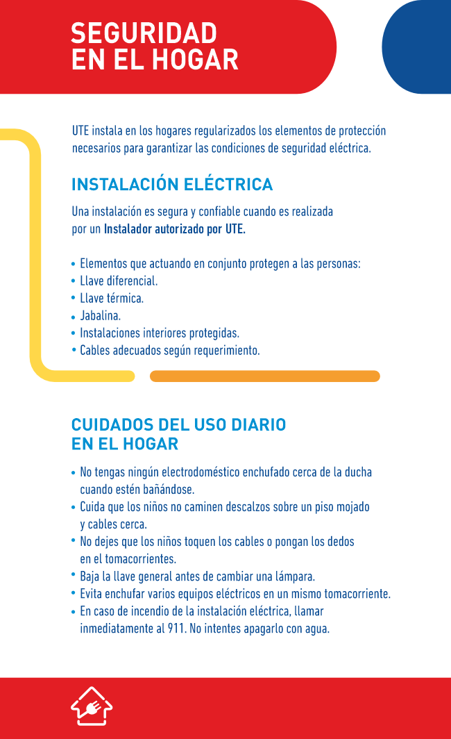 Página 13   Seguridad en el Hogar - Instalación Eléctrica - Cuidados del uso diario en el Hogar