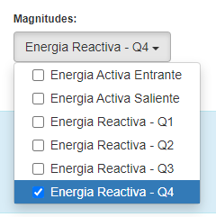 elegir magnitud reactiva q4