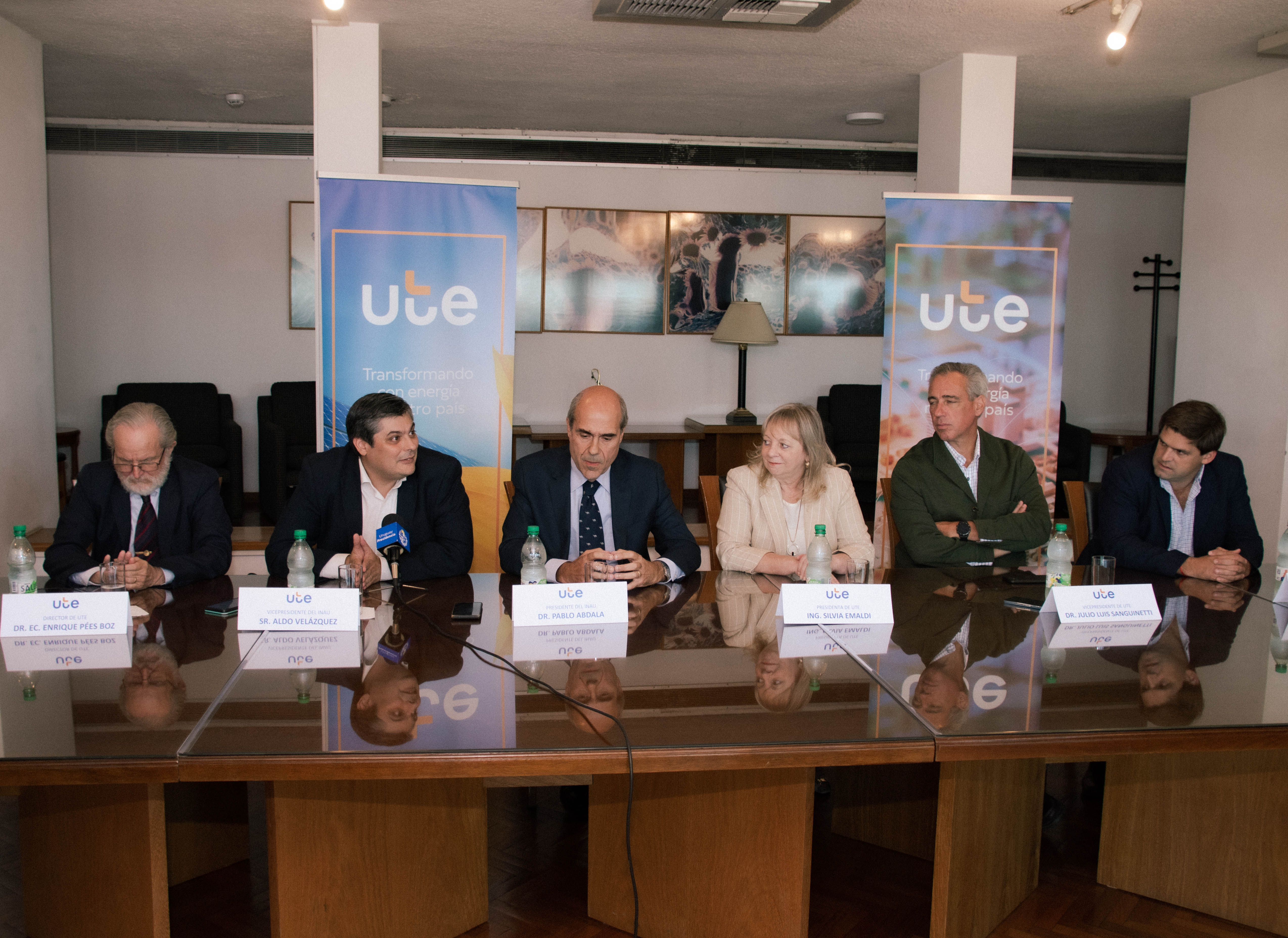 UTE e INAU suscriben Convenio de Colaboración Mutua