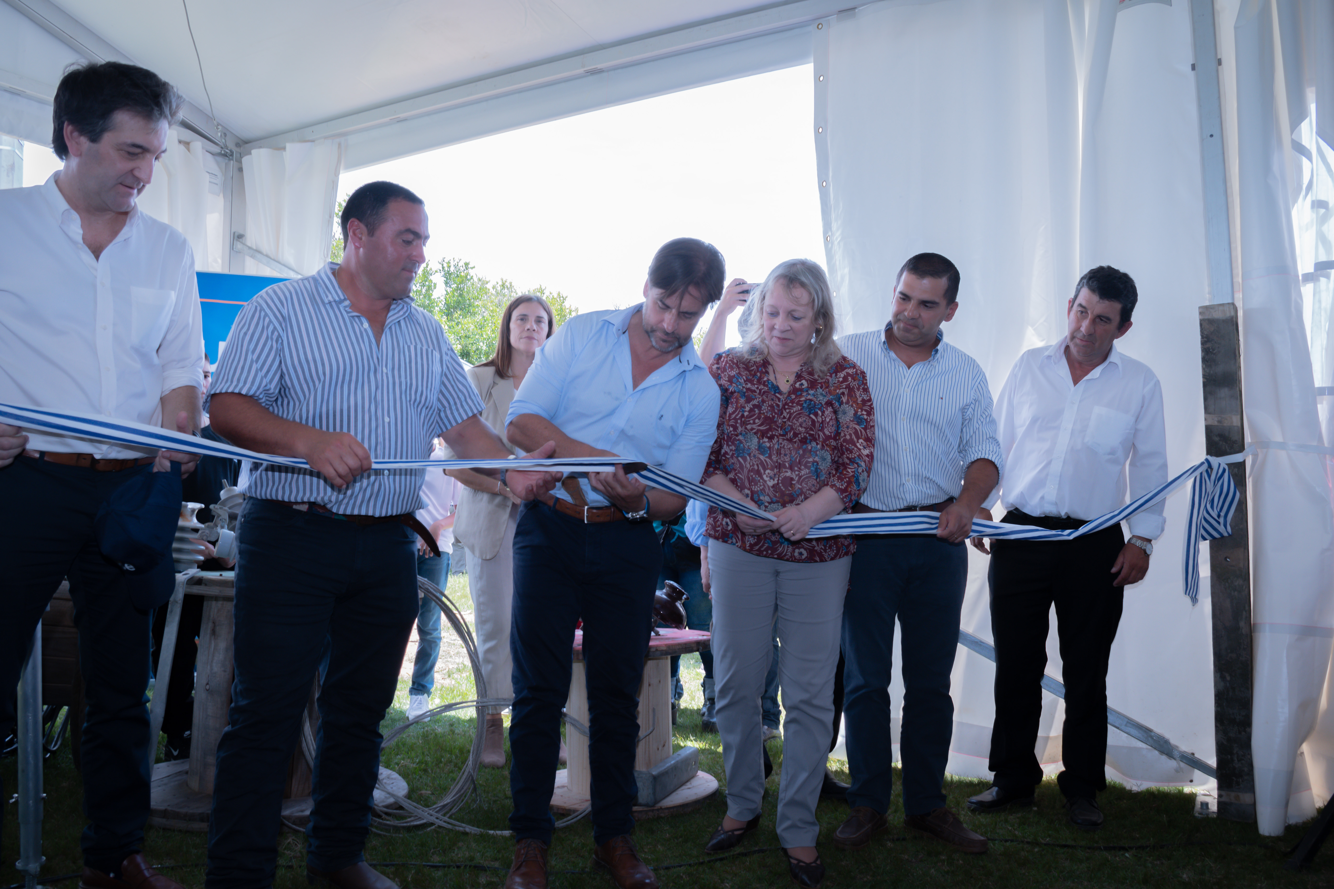 Inauguración de obras de Electrificación Rural en Cerro Largo