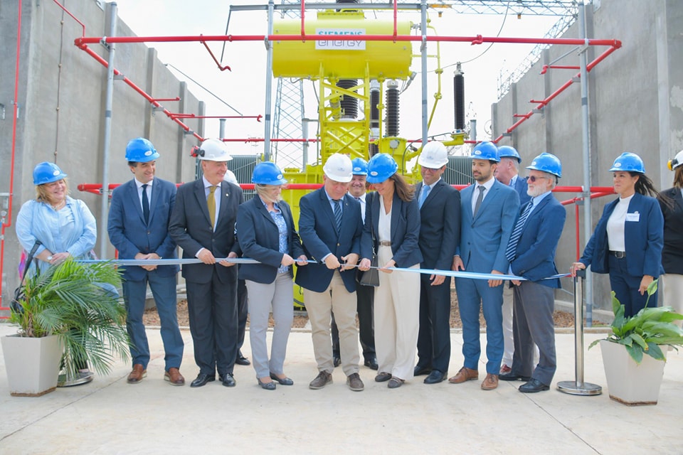 Inauguración de la obra de ampliación de la Subestación Salto Grande para el cierre del Anillo del Norte del país