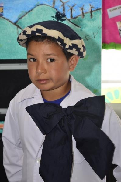 Gaucho brigadista de la escuela rural 27 de Sierra de Ríos, Cerro Largo.