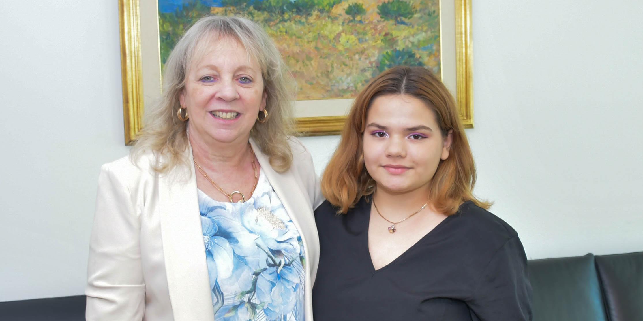 Líder por un Día, compartiendo experiencia con las más jóvenes en el marco del 8M