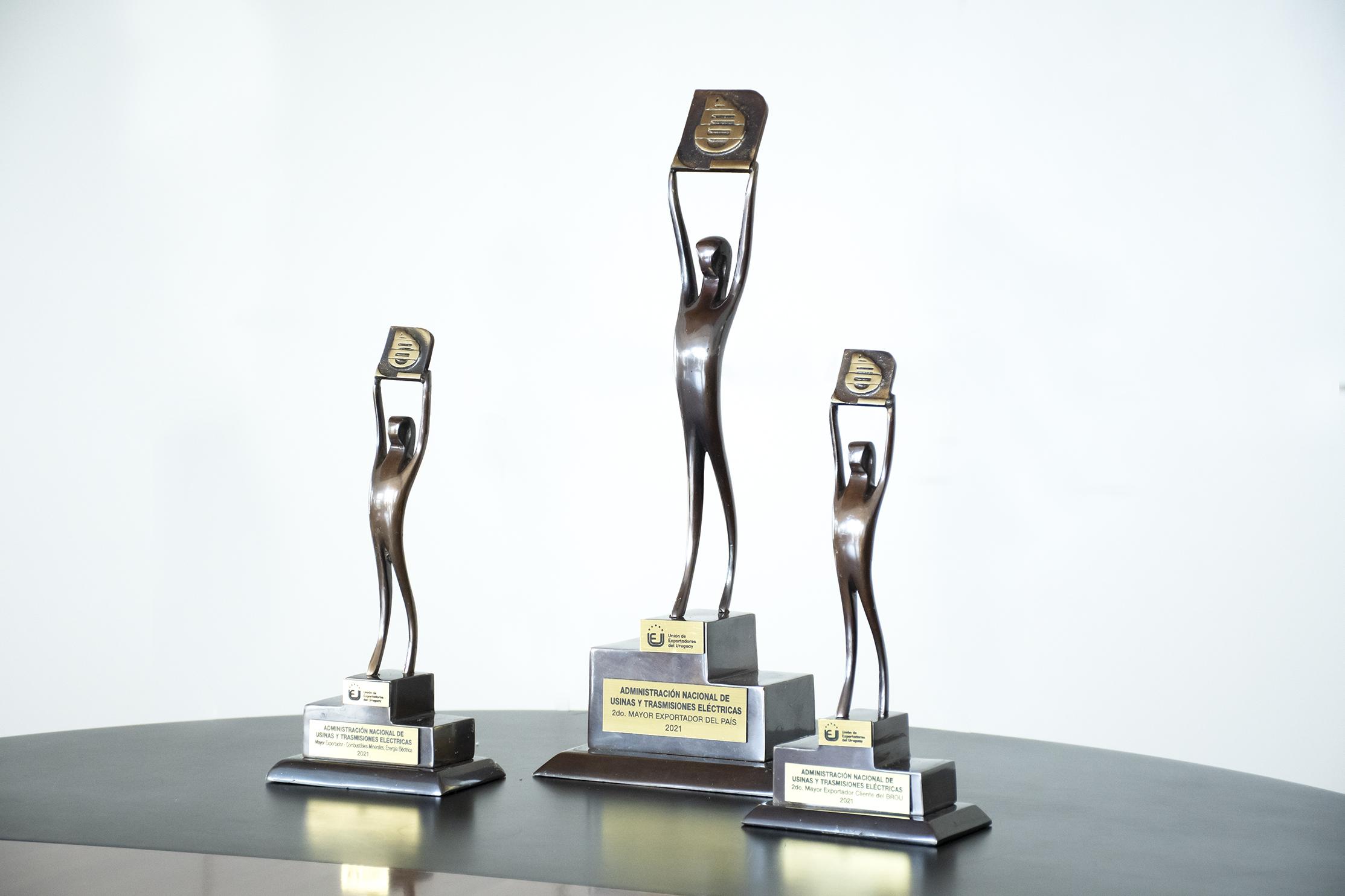 UTE fue distinguida con tres premios por parte del BROU y la Unión de Exportadores