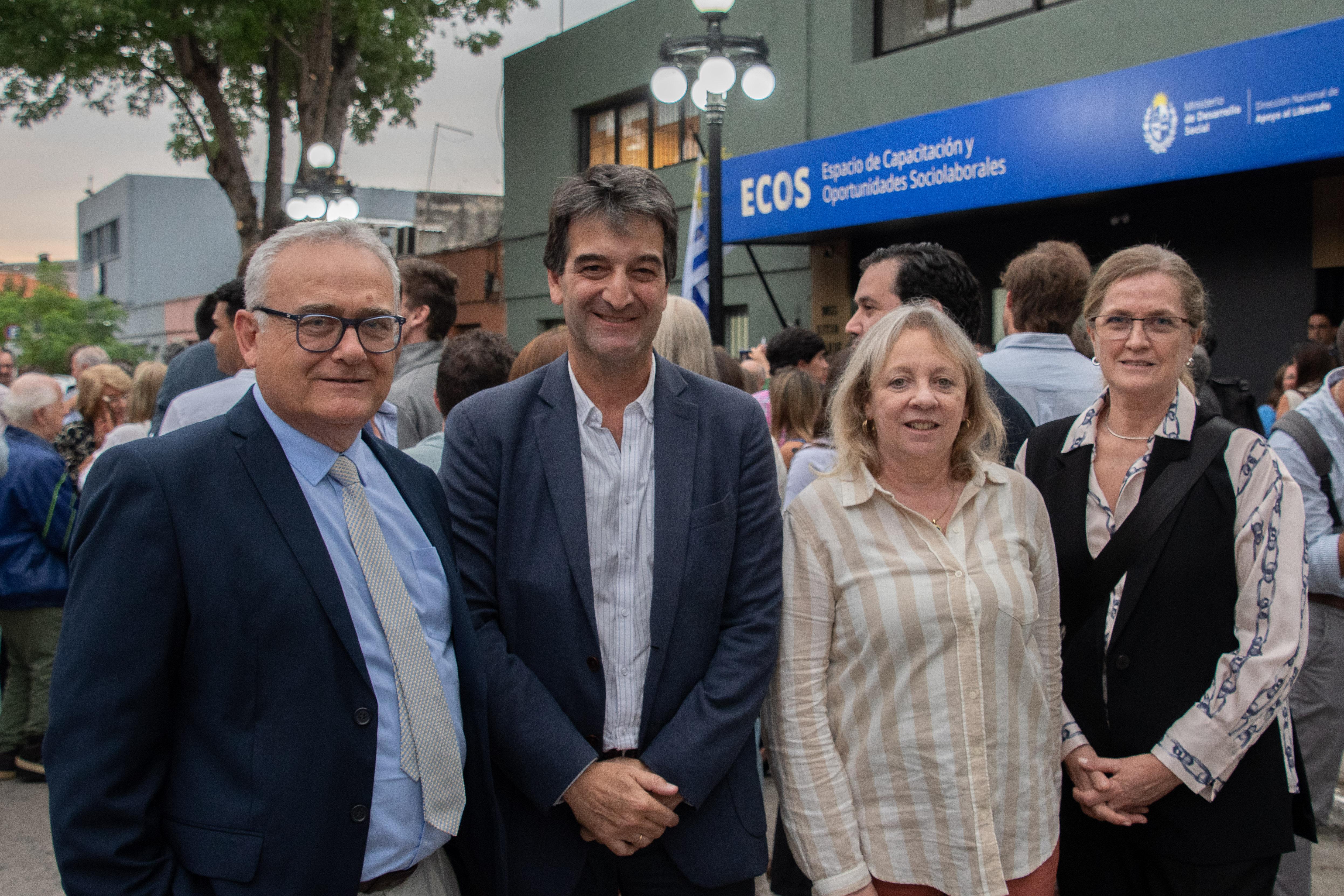 Inauguración de ECOS, Espacio de Capacitación y Oportunidades Sociolaborales