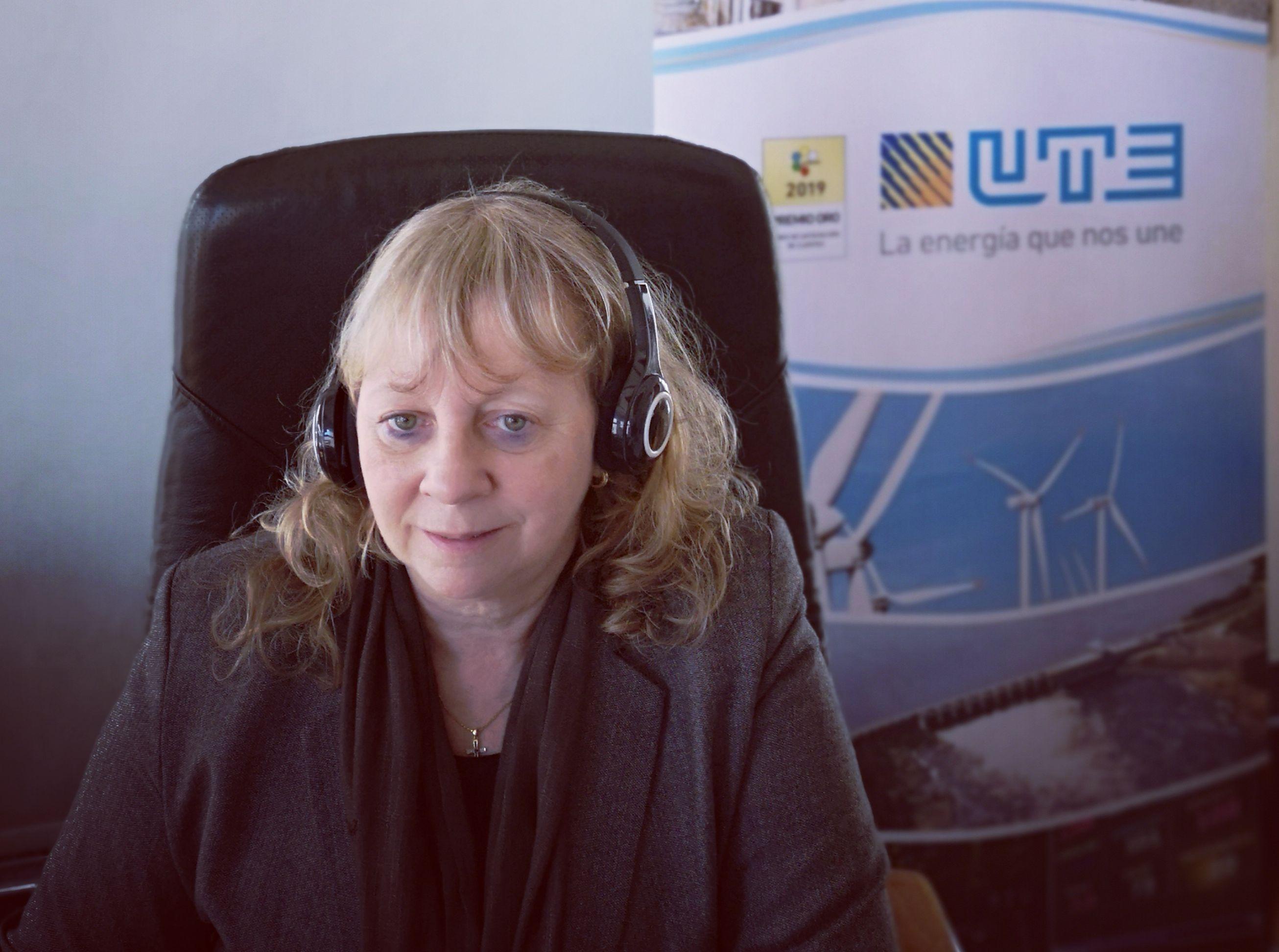 Silvia Emaldi participó en una nueva instancia virtual con ejecutivos de empresa eléctricas de la región
