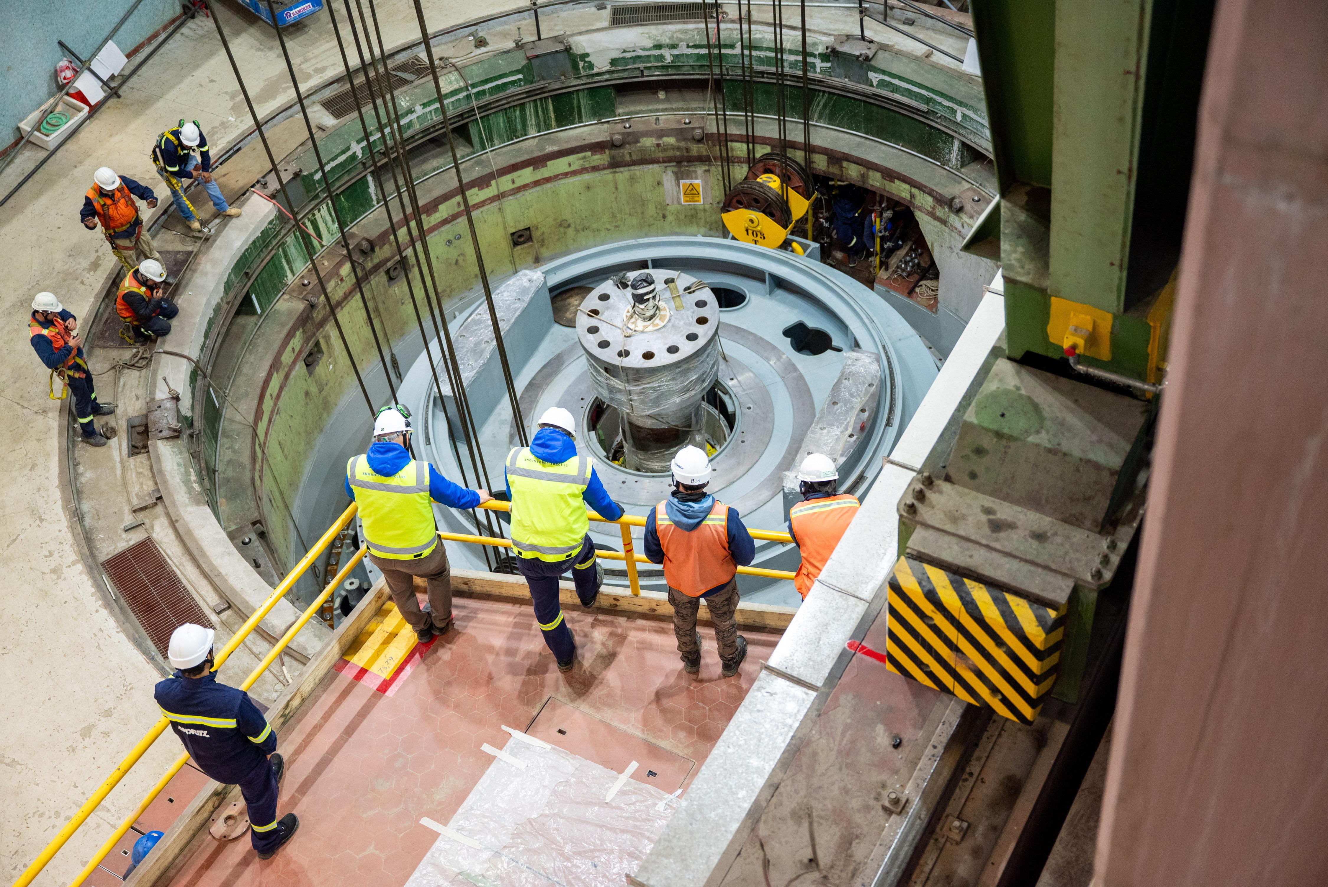 A 66 años de su inauguración se renueva la central hidroeléctrica Rincón de Baygorria