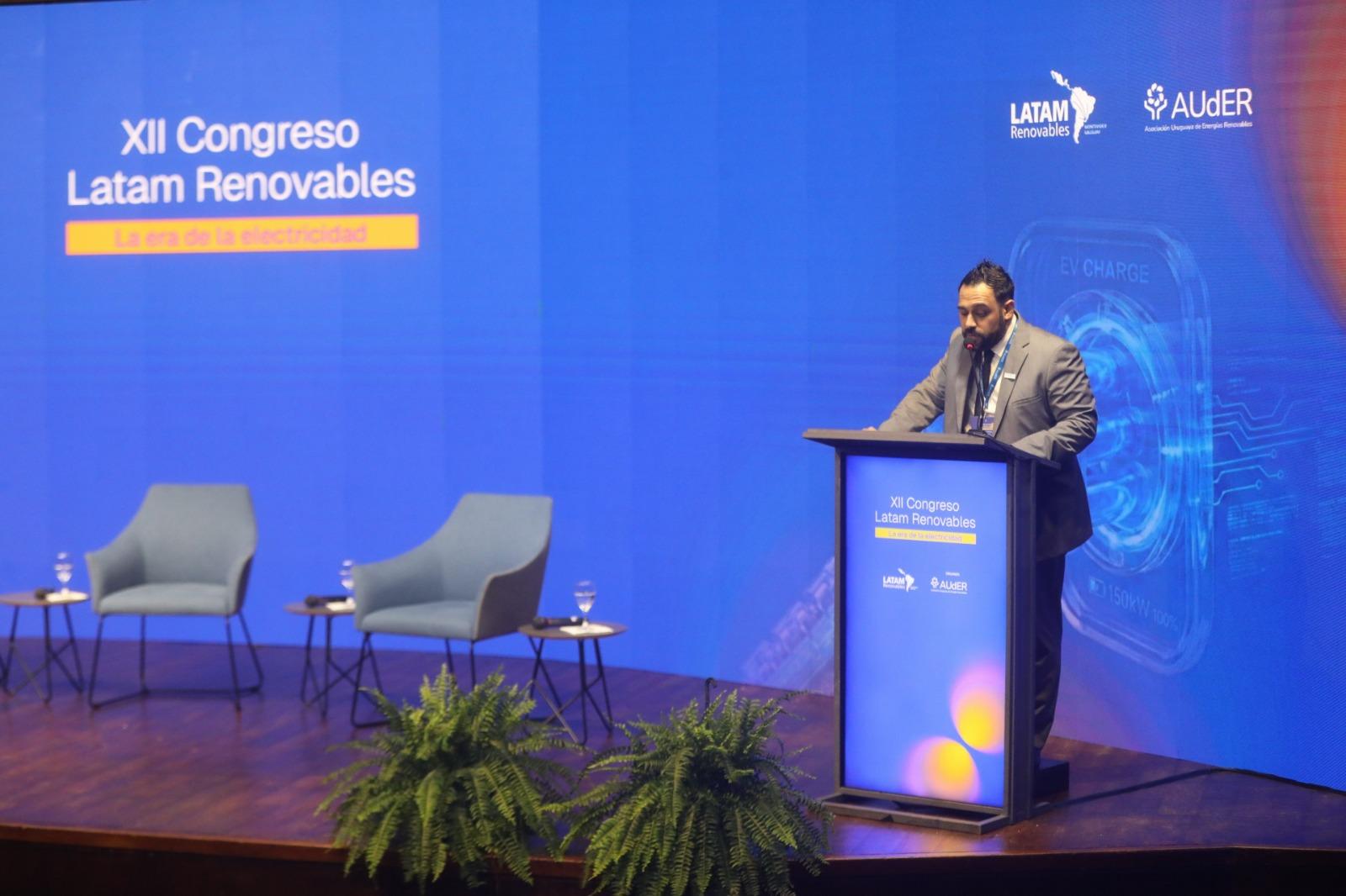 UTE en el XII Congreso de LATAM Renovables: “La era de la electricidad”