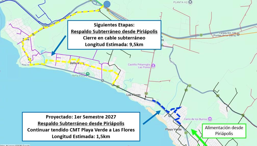 UTE presentó a vecinas y vecinos de Solís y Bella Vista obras de cableado subterráneo previstas para la zona que inician en octubre
