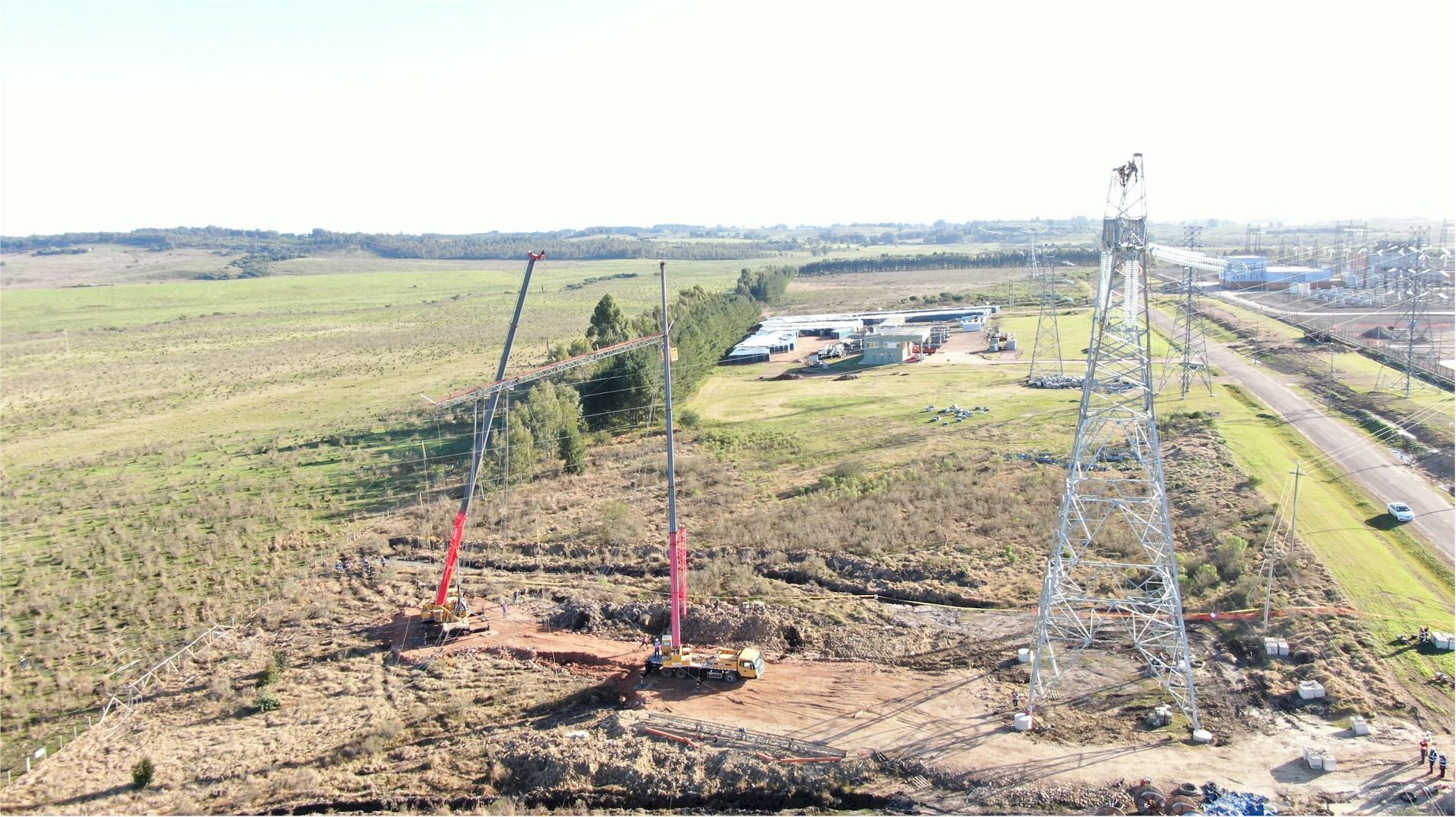 UTE culminó obra eléctrica en Melo que dará respaldo de 500 kV a la zona este y norte del país