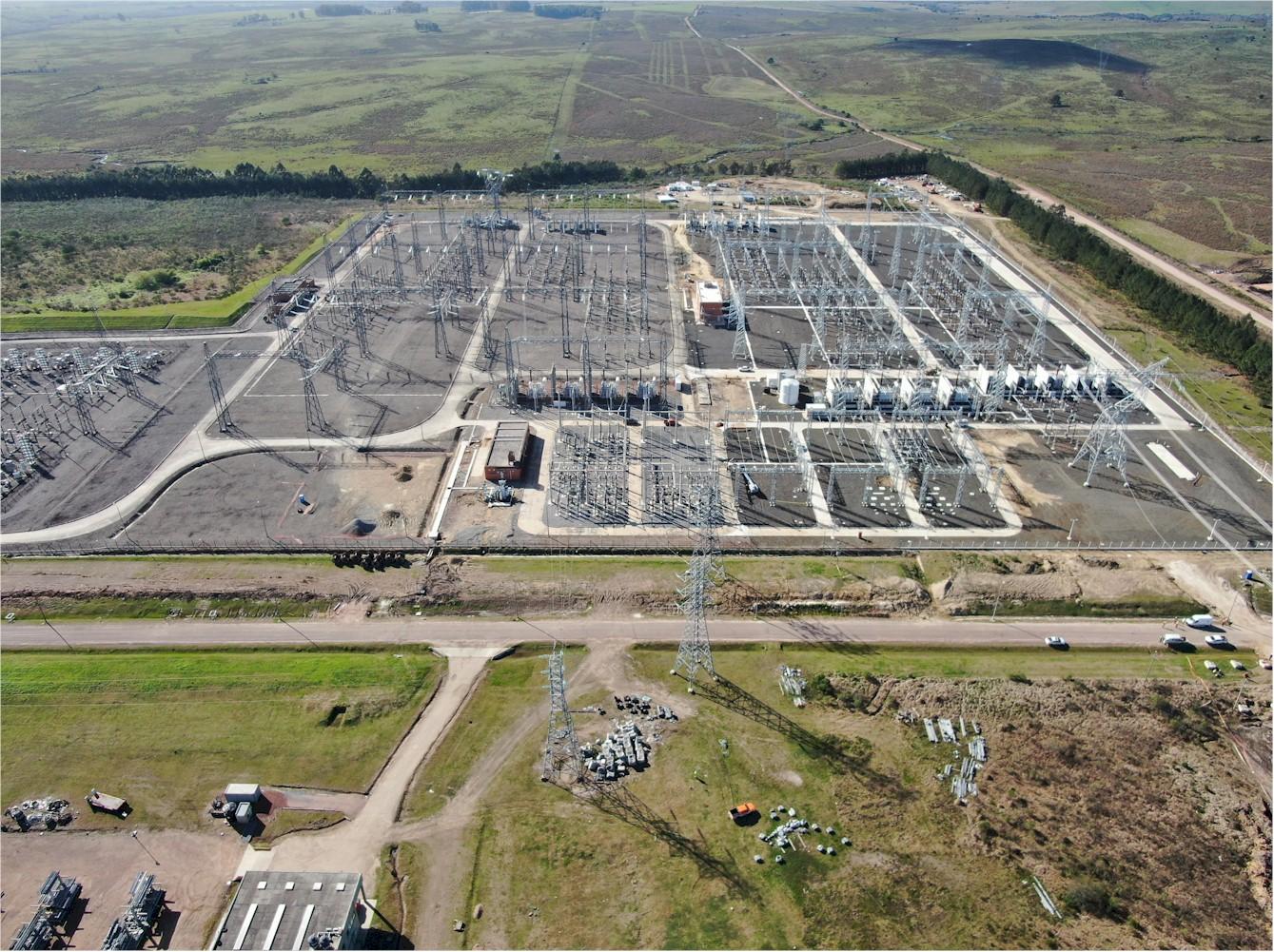 UTE culminó obra eléctrica en Melo que dará respaldo de 500 kV a la zona este y norte del país