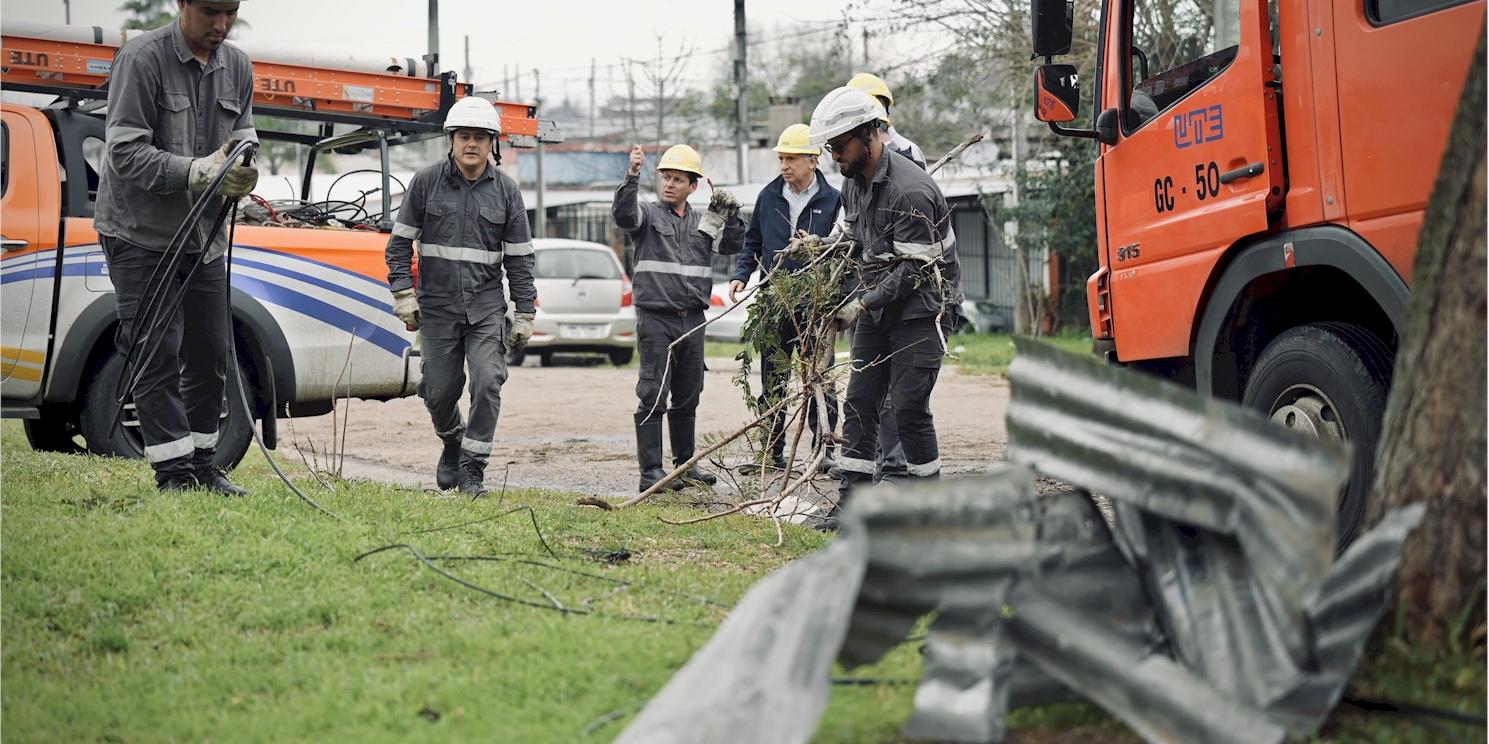 El intenso operativo del fin de semana permitió recuperar más del 90 % del servicio.