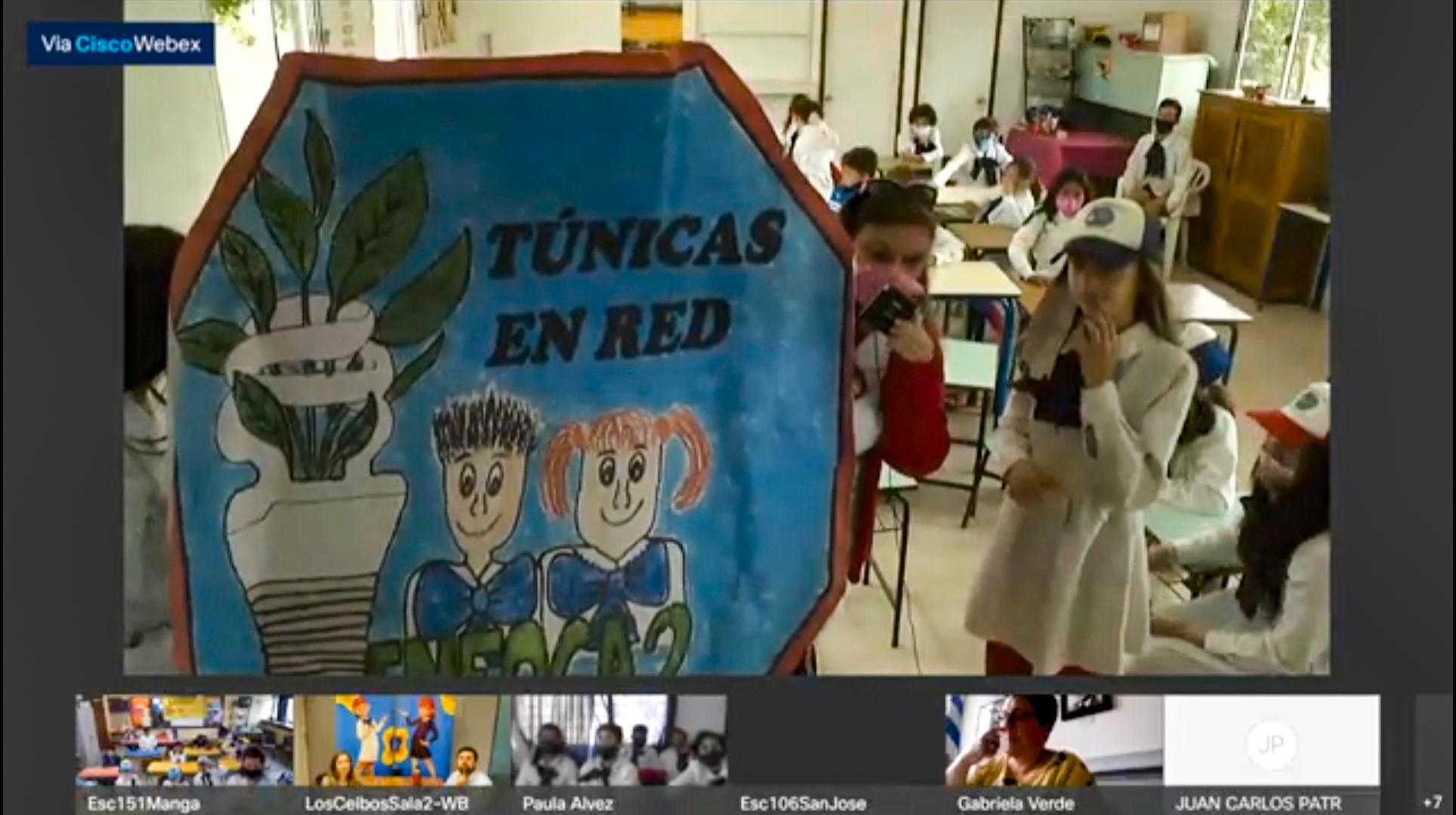Escolares participantes en la Edición 2020 de Túnicas en Red