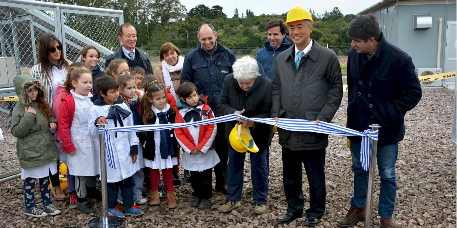 Inauguración Planta Fotovoltaica en Minas